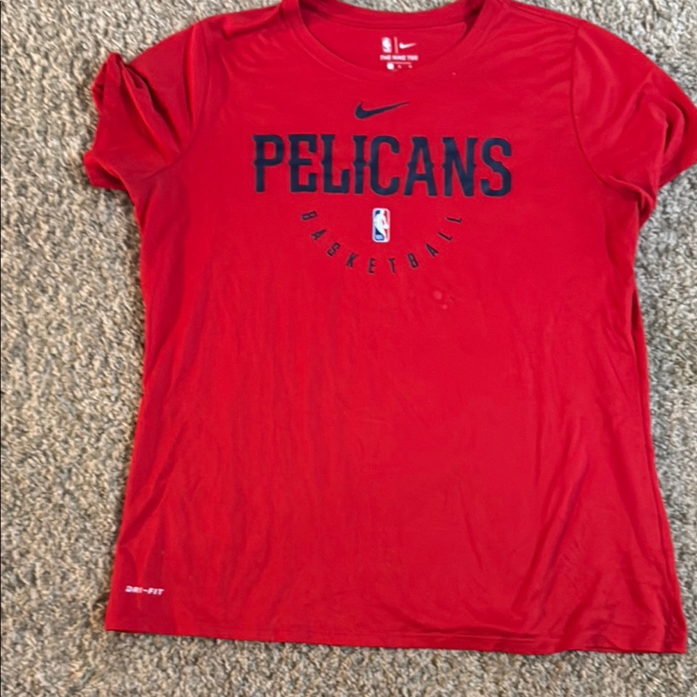 Nike Red Pelicans Dri-Fit Tee